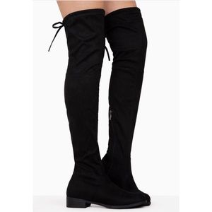 Black Over Knee Boots